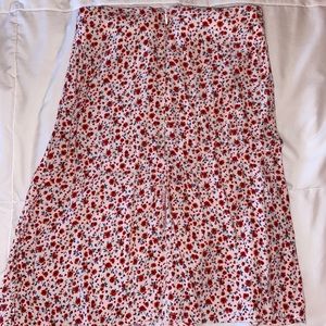 Brandy Melville Floral Skirt